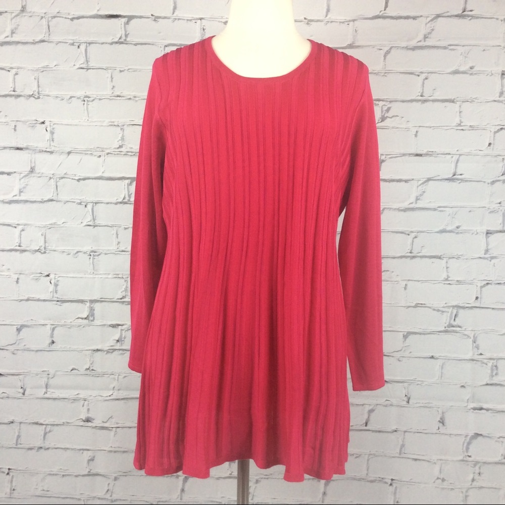 SagHarbor Baby Doll Sweater, Size 2X